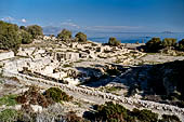 Creta - Kommos nei pressi della spiaggia di Matala sulla costa meridionale, resti del porto minoico.